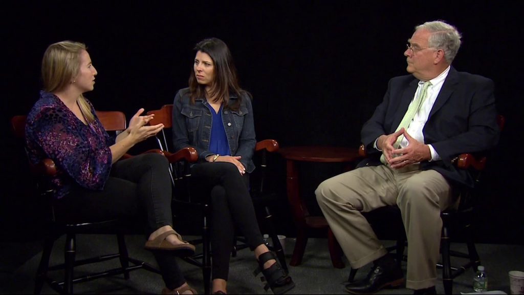 Caroline Ainsworth Hughes, Kate Hyde and Skip Masback