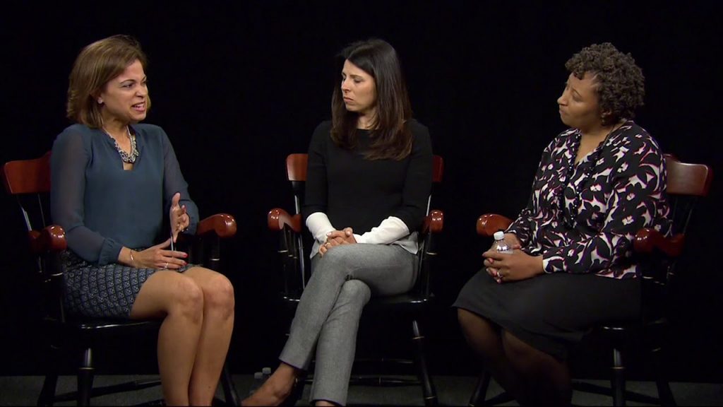 Dr. Nadja Reilly, Kate Hyde and Dr. Sarah Farmer