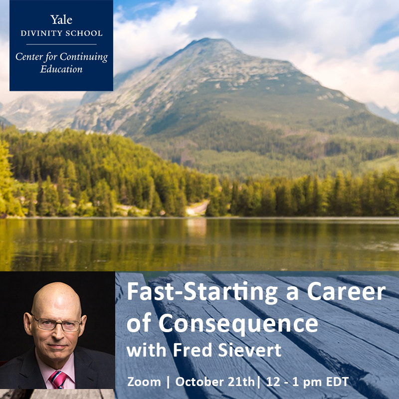 Fast-Starting a Career of Consequence