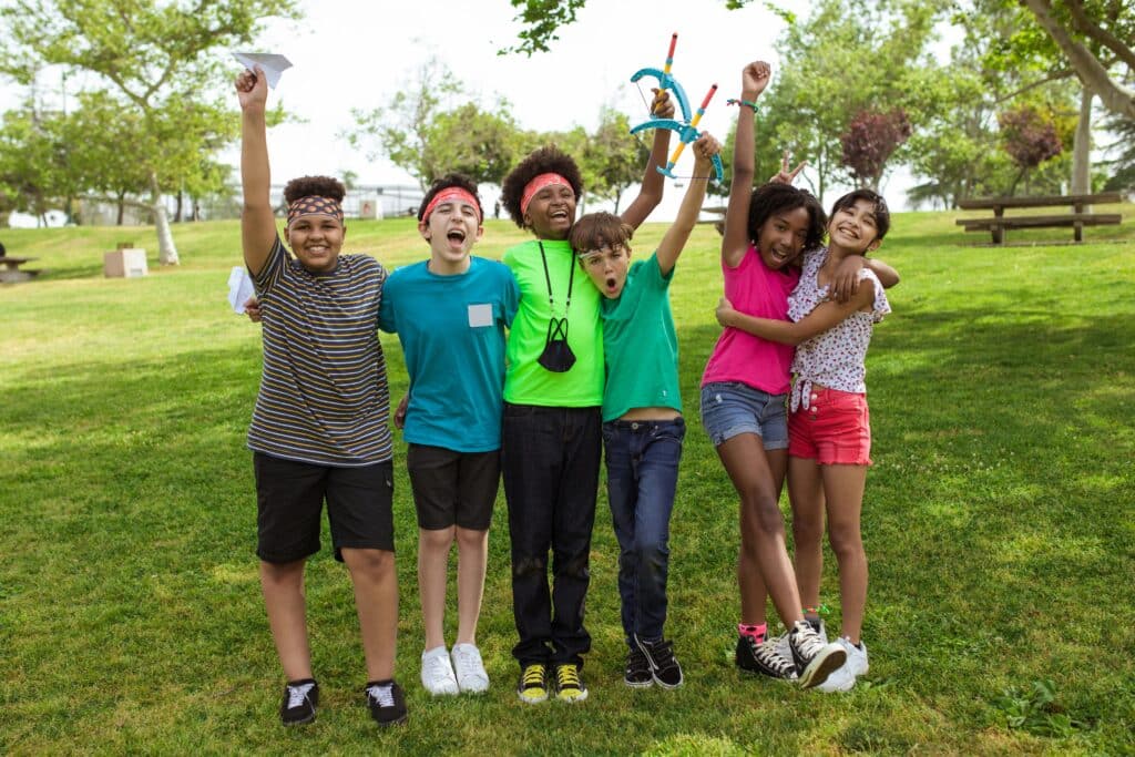 Church Youth Group Outside