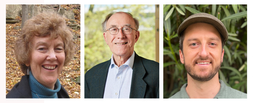Mary Evelyn Tucker, John Grim, and Sam King
